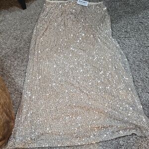 Old Navy Women's Glittering Maxi Skirt